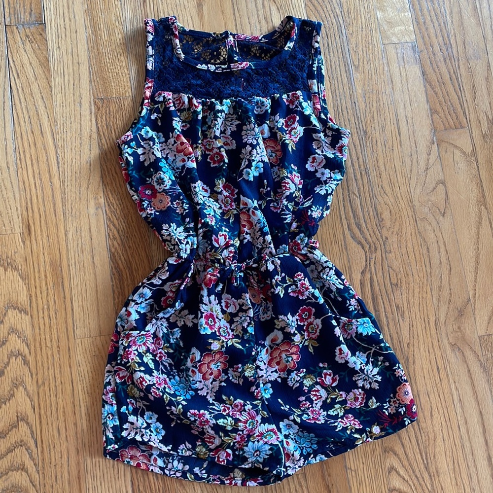 Floral summer romper
